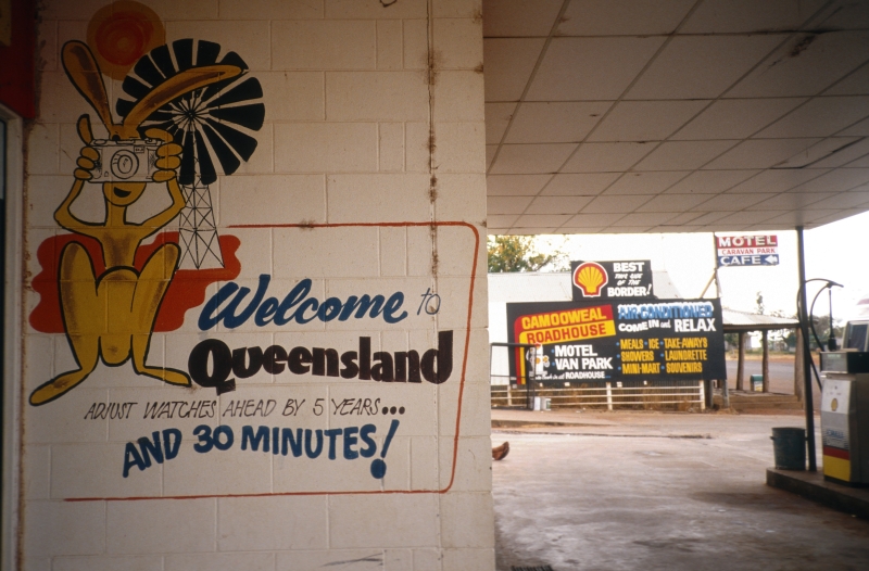 Hinweis in Camooweal