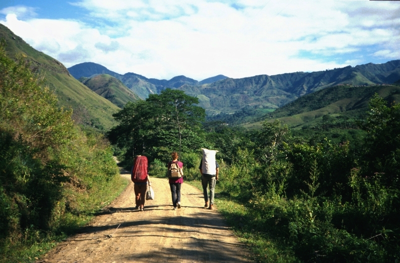 Auf dem Weg nach Tierradentro